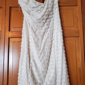 Charlotte Russe cream dress